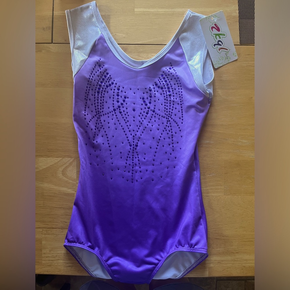 Brand new with tags girls purple sequin leotard